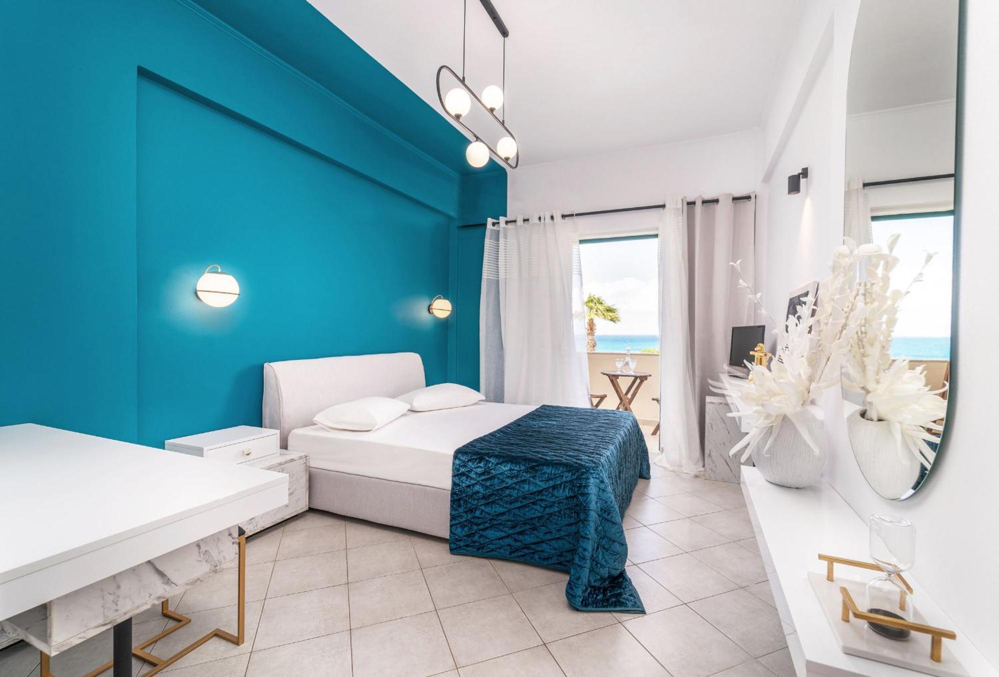 San Giovanni Beach Resort And Suites Agios Ioannis  Rum bild
